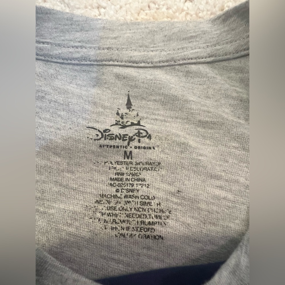 Disney Women’s T-Shirt Featuring the Castle and D71 Varsity Design Size M - Picture 3 of 8